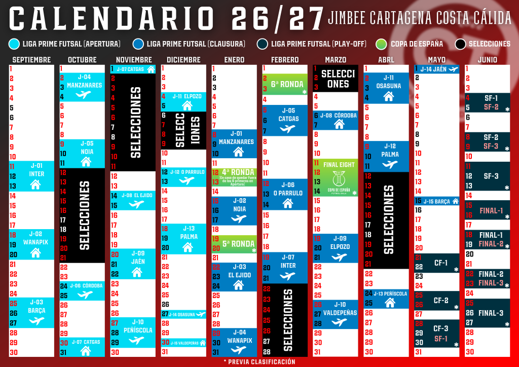 CALENDARIO 2627